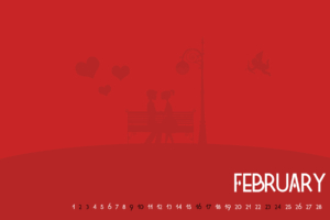 February Valentine Calendar9613319670 300x200 - February Valentine Calendar - Valentines, Valentine, February, Calendar